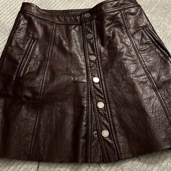 Blank NYC Faux Leather Skirt - Picture 2 of 4
